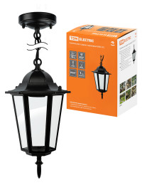 Светильник 6060-05 садово-парковый шестигранник, 60Вт, подвес, черный TDM Electric, SQ0330-0005 Светильник 6060-05 садово-парковый шестигранник, 60Вт, подвес, черный TDM Electric, SQ0330-0005