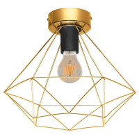 43678 Потолочный светильник TARBES, 1Х60W, E27, H275, ?325, сталь, матовая латунь