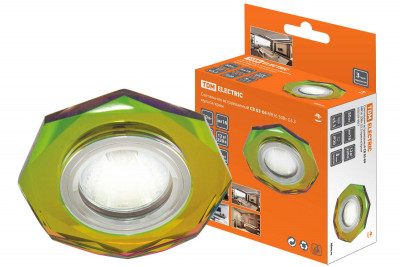 Светильник встраиваемый СВ 03-04 MR16 50Вт G5.3 мульти/хром TDM Electric, SQ0359-0051