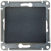 Glossa Переключатель 1-клав. 10А 250В~, сх.6, антрацит
