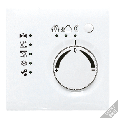 KNX-регулятор с шинным сопряжением с ручкой для установки температуры; светло-серый, LS2178TSLG