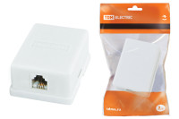 Телефонная розетка 1x6Р-4С TDM Electric, SQ1809-0001