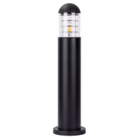 Arte Lamp COPPIA, Уличный светильник, цвет арматуры - черный, цвет плафона/декора - прозрачный, 1x20W E27, A5217PA-1BK