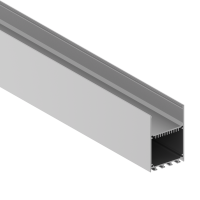 Donel,Накладной/подвесной алюминиевый профиль, 50х73,5х3000. Цвет: Анодированное серебро,серия:DN8HF, DN18516H3Alu