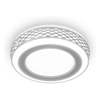 Светильник Gauss Backlight BL142 Кругл. Gu5.3, 3W, LED 3000K 1/40 белый матовый, BL142