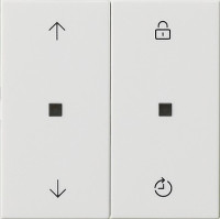 536303 Gira Накладка управления жалюзи с функцией памяти System 3000 536303 Gira Накладка управления жалюзи с функцией памяти System 3000