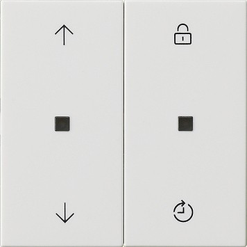 536303 Gira Накладка управления жалюзи с функцией памяти System 3000