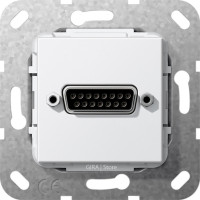 564303 Gira Разъем D Sub 15 пол. 564303 Gira Разъем D Sub 15 пол.