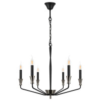 Lightstar 732167 (SD1735/6) Люстра RAGNO 6х40W E14 ЧЕРНЫЙ/НИКЕЛЬ (в комплекте)