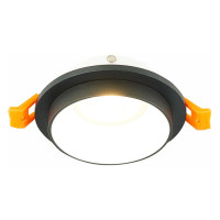 ST LUCE ST206.428.01 Св-к встр. Черный GU10 1*50W  IP20 D92xH38 220V Без ламп