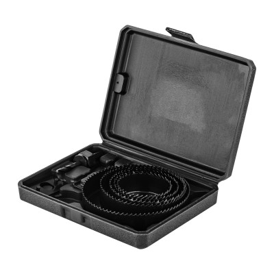 Набор кольцевых пил по дереву, 64-127 мм, 9 предметов KRANZ, KR-92-0252