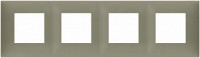 Vimar Накладка на 8 модулей (2+2+2+2), глина матовая, 09668.13