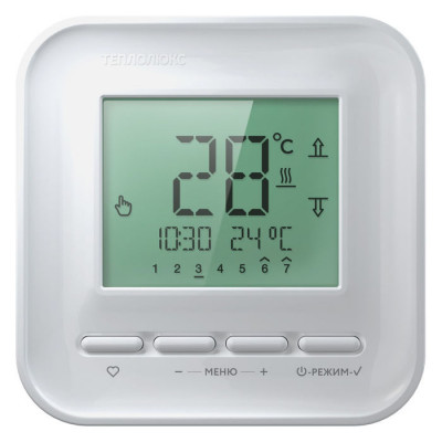 Терморегулятор "Теплолюкс" 515 белый