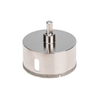 Коронка алмазная 80мм по керамограниту с центровочным сверлом KRANZ, KR-92-0020