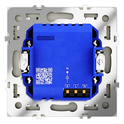 Датчик движения встраиваемый VOLTUM S70, (сталь), VLS070505