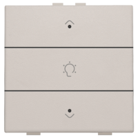 Niko Home Control Серый Кнопка  управления диммера, LED подсветка, 102-52043