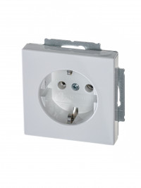 ABB BJE Solo/Future Бел Розетка с/з