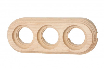 BIRONI Лизетта Бук Натурэль Рамка 3-ая на бревно 240мм, BFC24-630-10