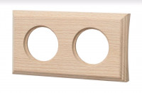 Bironi Рамка 2 постовая для скрытого монтажа (Натурэль на бревно 260мм), BF4C26-620-10