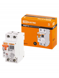 АВДТ 63 2Р(1Р+N) C50 100мА 6кА тип А TDM Electric, SQ0202-0014 АВДТ 63 2Р(1Р+N) C50 100мА 6кА тип А TDM Electric, SQ0202-0014