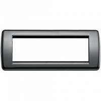 Vimar Накладка для 6 модулей RONDO металл черная, 16756.11