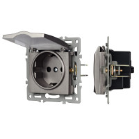 043747 - Механизм розетки влагозащищённый SCT-MCP-PL-GR (250V, 16A) (Arlight, -)