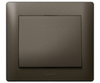 Legrand Выключатель 1-клавишный, цвет - темная бронза, серия Galea Life