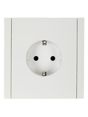 FORTE&PIANO Роз. с з/к без з/ш б/к 16А FP214 бел. IEK, FP-R11-16-1-K01