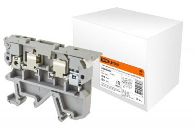 Зажим наборный ЗНИ 4мм2 для плавких вставок 5х20 500В TDM Electric, SQ0803-0059