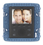 Vimar Видеодомофон 3,5IN функция звуковой частоты для слуховых аппаратов, для витой пары, серый, 19558.D