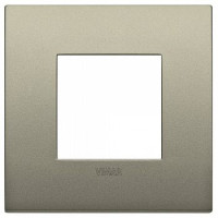 Vimar Накладка Classic на 2 модуля шампань матовый, 19642.13