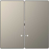 D-Life Клавиша 2-ная с линзой для LED-модуля, никель