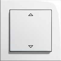 Gira Выключатель жалюзи, глянцевый белый, серия E2