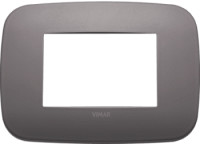 19683.29 - Vimar Накладка ROUND на 3 модуля никель темный