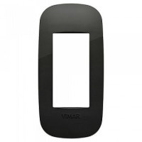 19696.81 - Vimar Накладка ROUND на 1 модуль для панелей черная