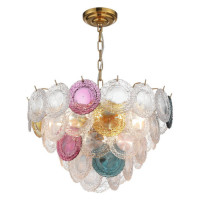ST LUCE SL420.203.11 Люстра подвесная ST-Luce Золотистый/Разноцветный E14 11*40W