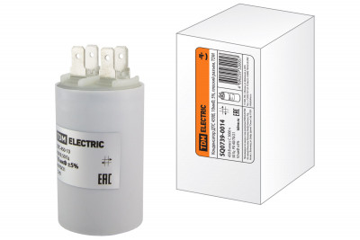 Конденсатор ДПС 450В, 10мкФ, 5%, плоский разъем, TDM Electric, SQ0739-0014