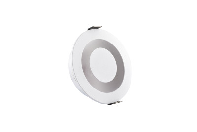 Denkirs DK2500-WH Встраиваемый светильник, IP 20, 5 Вт, LED 3000, белый/белый, алюминий/акрил