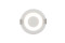 Denkirs DK2500-WH Встраиваемый светильник, IP 20, 5 Вт, LED 3000, белый/белый, алюминий/акрил