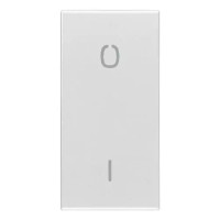 Vimar Клавиша на 1 модуль с символом "O I" ,серебро матовое, 20021.99.N Vimar Клавиша на 1 модуль с символом "O I" ,серебро матовое, 20021.99.N