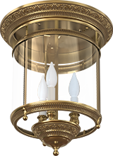 FD1096CPB Fede CHANDELIER II VERONA Светильник с плафоном, CHANDELIER II VERONA, Bright Patina