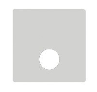 FD0321 Fede Fede Плата монтажная для механизмов TV/SAT  с 1-м разъемом, белая