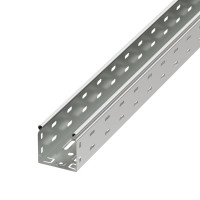ДКС Лоток перфорированный 80х80 L 2000, цинк-ламельный (упак. 16м), 35311ZL