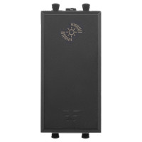 4412341 - ДКС Диммер кнопочный модульный для LED ламп, "Avanti", "Черный матовый", 1 модуль