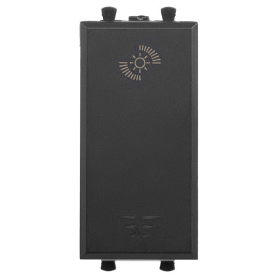 4412341 - ДКС Диммер кнопочный модульный для LED ламп, "Avanti", "Черный матовый", 1 модуль