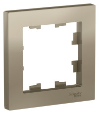 ATN000501 - ATLASDESIGN 1-постовая РАМКА, ШАМПАНЬ, Systeme Electric