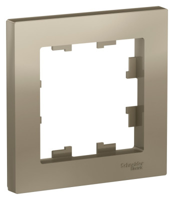 ATN000501 - ATLASDESIGN 1-постовая РАМКА, ШАМПАНЬ, Systeme Electric