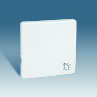 Simon S82,82N Клавиша 1-ная с пиктограммой  "звонок" для 75150-, 75152-39, графит, 82017-38