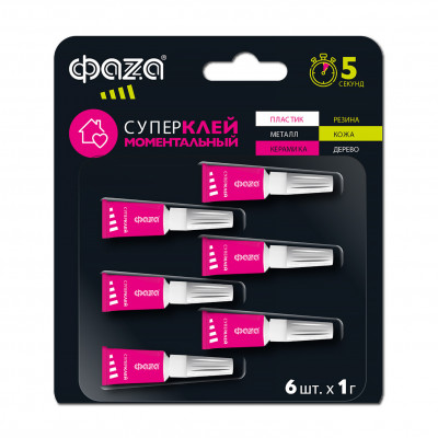 ФАZА GSp-1x 6 Супер-клей 1г BL-6 , 5044036