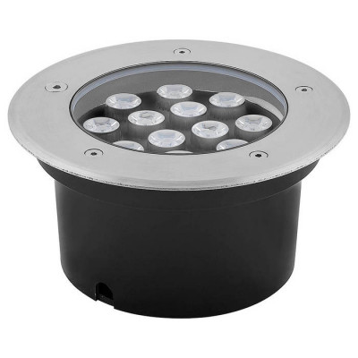 Светильник тротуарный, 12LED, 6400К, 12W, 180*H90mm, внутренний диаметр: 150mm, IP 67, SP4114, Feron 32022